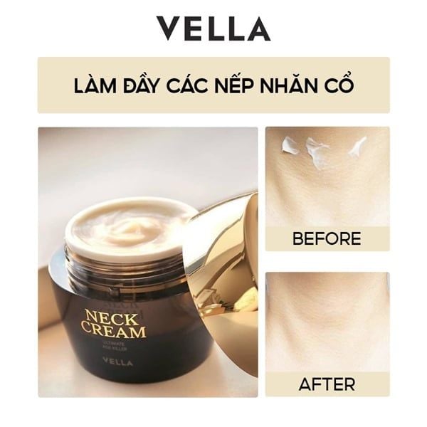 Kem Dưỡng Da Vùng Cổ VELLA Neck Cream Ultimate Age Killer 50ml