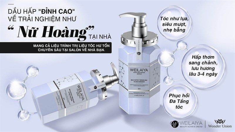 Hấp đa tầng phục hồi liên kết tóc Weilaiya 450ML
