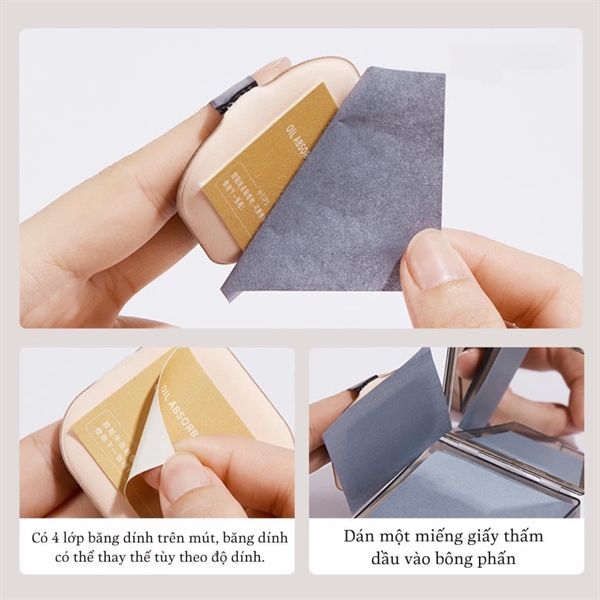 Giấy thấm dầu Gecomo than tre hoạt tính