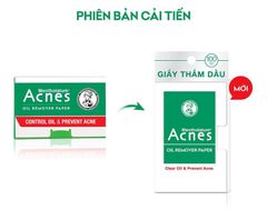 Giấy Thấm Dầu Acnes Kiểm Soát Nhờn, Ngừa Mụn 100 Tờ