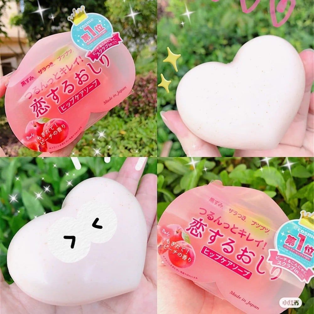 Xà Phòng Cải Thiện Thâm Mông, Làm Sáng Da Pelican Nhật Bản Hip Care Soap 80g