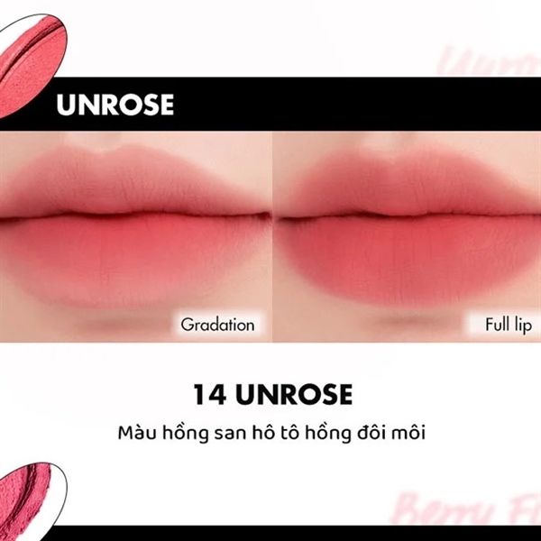 son kem lì Romand Blur fudge tint #14-unrose