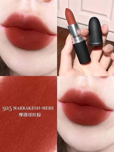 Son thỏi lì MAC Powder Kiss Lipstick Màu 925 Marrakesh