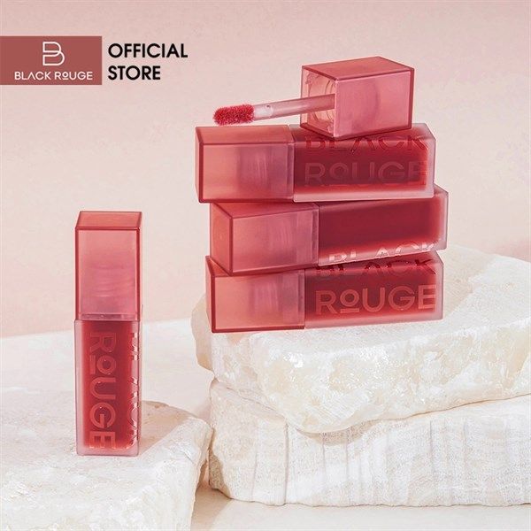 Son Kem Lì Black Rouge Double Layer Over Velvet #DL04 Chili layer