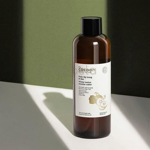 nước tẩy trang bí đao COCOON da dầu mụn , nhạy cảm 500ml