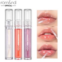 Son Bóng Romand Glasting Water gloss #00 meteor track không màu có nhũ