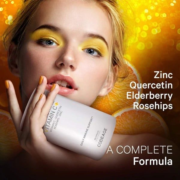 Viên uống vitamin C Codeage Liposomal Vitamin C hộp 180 viên