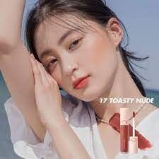 Son kem lì romand zero velvet tint màu 17toasty nude