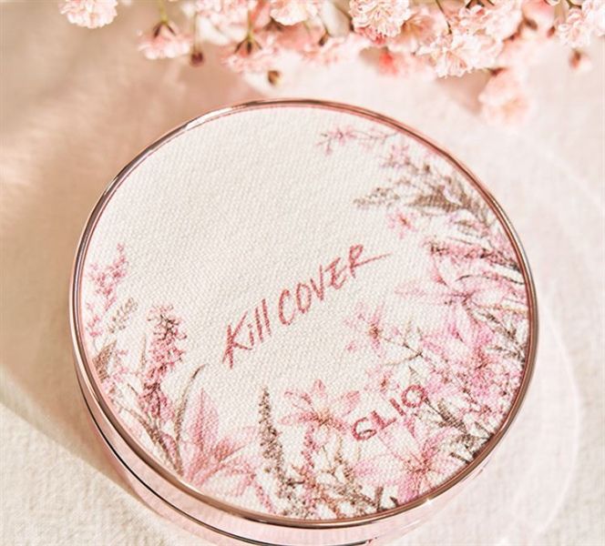 Phấn Nước Kiềm Dầu Lâu Trôi Clio Kill Cover Floral Fixer Cushion SPF50+ PA+++