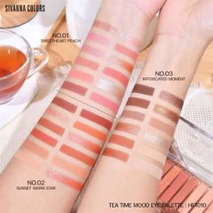 phấn mắt Sivanna Colors Tea Time Mood Eye Palette #01