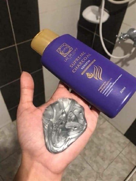 Dầu Gội Mượt Tóc Lae Sa Luay Supreme Charcoal Keratin 200ml