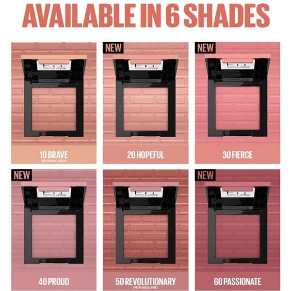Má Hồng Dạng Nén Mịn Lì Maybelline Fit Me Mono Blush 4.5g