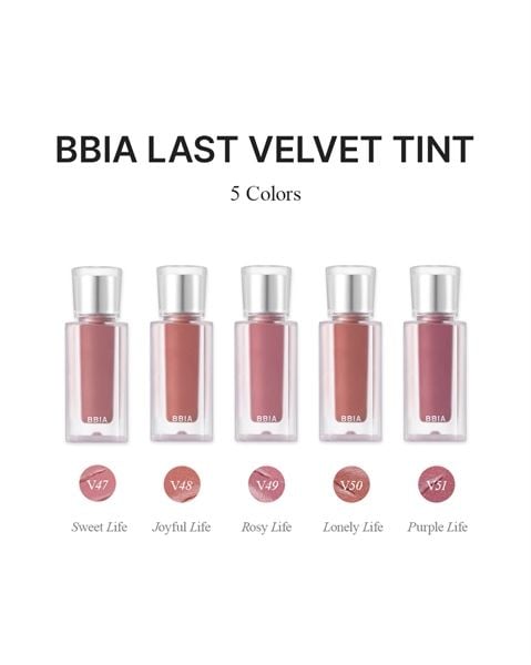 Son Kem Lì BBIA Last Velvet Tint V51 Purple Life