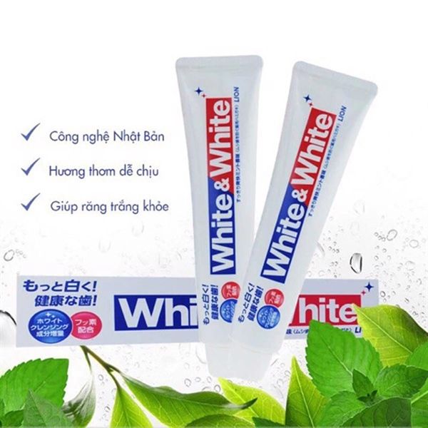 Kem đánh răng White And White Nhật Bản