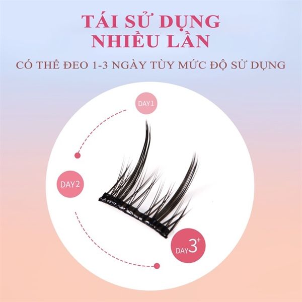 Lông Mi giả tự dính không cần dùng keo Eyes Bling- tái sử dụng nhiều lần