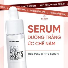 Tinh Chất Dưỡng Trắng, Đều Màu Da So Natural Red Peel White 11ml mini