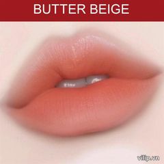 Son kem lì 3ce hazy lip clay # butter beige cam đào đất