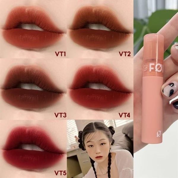 Son Kem Lì Thuần Chay, Mịn Mượt Foif By Merzy Daily Velvet Tint #VT5 - Dolce Auburn