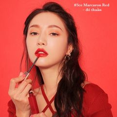 Son 3CE Cloud Lip Tint #macaron red - đỏ thuần
