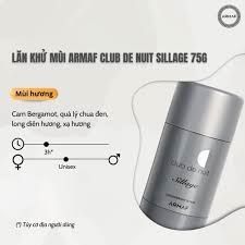 Lăn khử mùi nam Armaf Club De Nuit Sillage 75ml