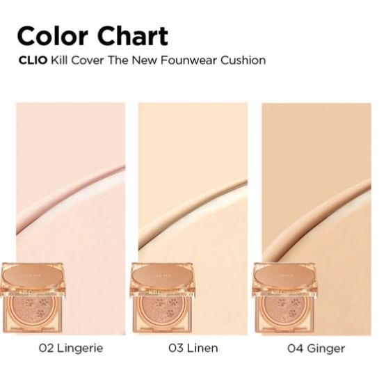 [tặng lõi] Phấn nước Clio Kill Cover The New Founwear cushion -bản mèo #3by