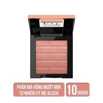 Má Hồng Dạng Nén Mịn Lì Maybelline Fit Me Mono Blush #10 Brave