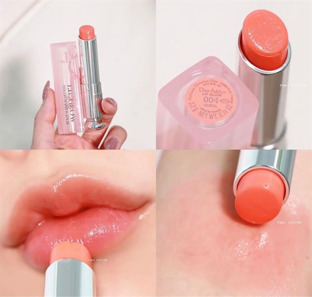 Son Dưỡng Dior Addict Lip Glow #004-cam mini size fullbox