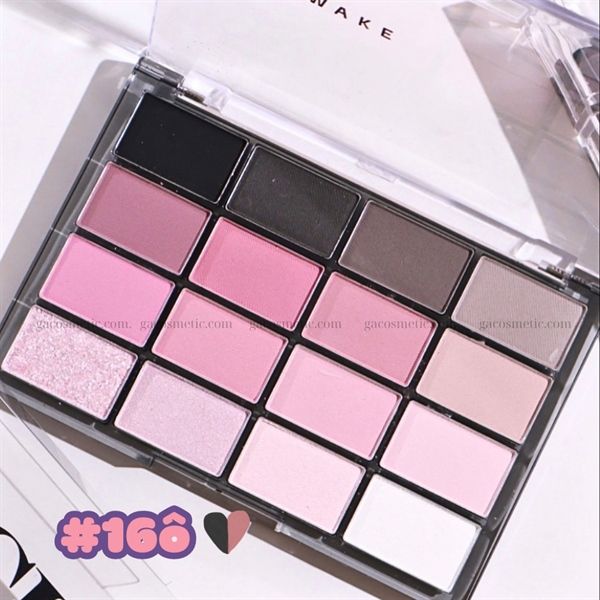BẢNG MẮT WAKEMAKE SOFT BLURRING EYE 16Ô- #16 BLACK HUSH