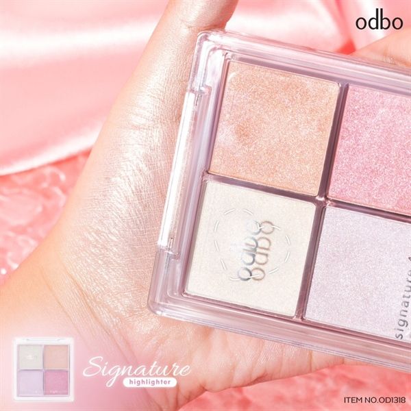 Bắt sáng4ô Odbo Signature 4 shades Highlighter
