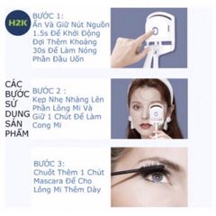 ￼Máy Uốn Lông Mi Bằng Nhiệt, Giúp Uốn Mi Làm Cong Đơn Giản, An Toàn