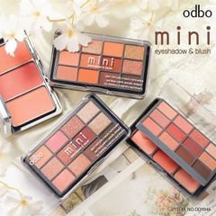 Bảng phấn mắt 12ô kèm má hồng Odbo mini eyeshadow & blush