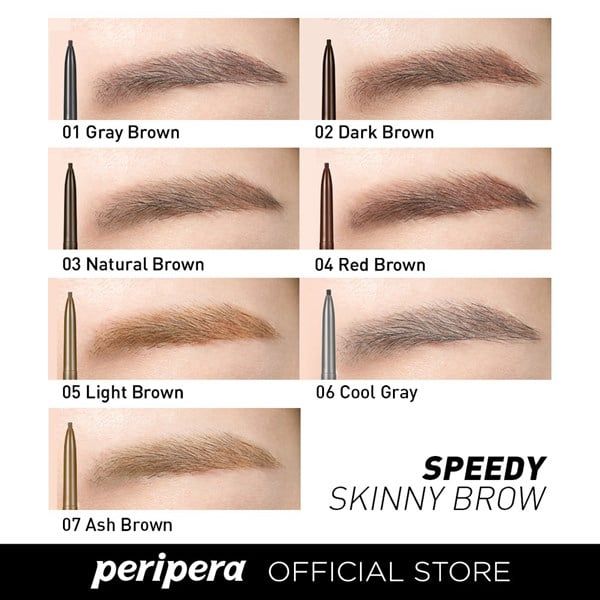 Chì Vẽ Chân Mày Peripera Speedy Skinny #3