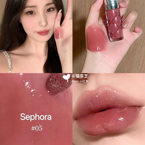 Son bóng Sephora oustrageous plump effect #05-pump up