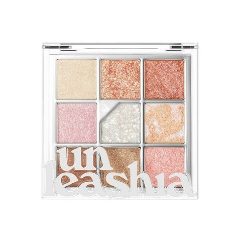 Bảng mắt thuần chay 9 ô Unleashia glitterpedia passion #03 all of coralpink