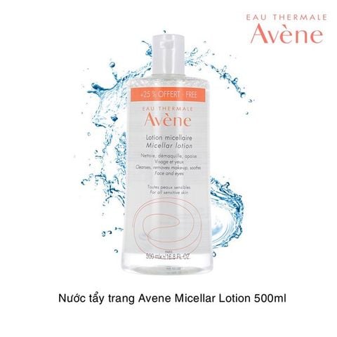 Nước Tẩy Trang Avène Dịu Nhẹ Cho Mắt Và Toàn Mặt 500ml
