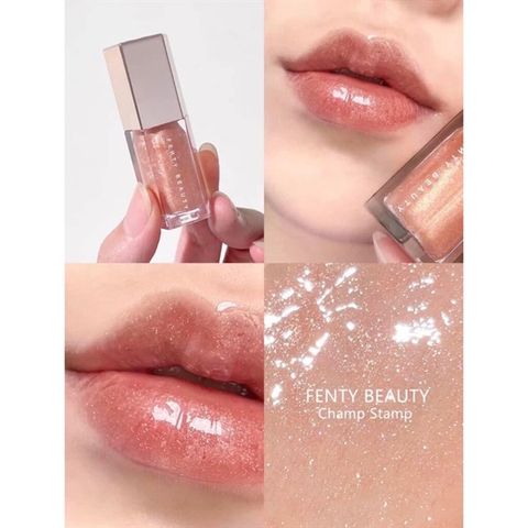 Son Bóng Fenty Beauty Gloss Bomb Universal Lip Luminizer - 01 Fenty Glow mini fullbox