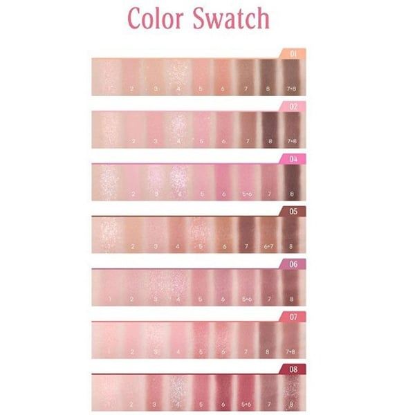 Bảng Phấn Mắt 7 Ô Peripera All Take Mood Palette #005-no acorn passes by autumn