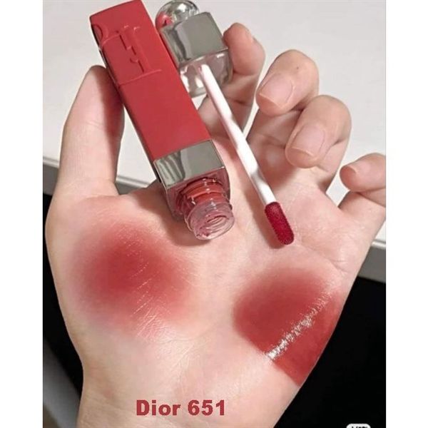 [unbox] son tint Dior addict lip tatoo #651 đỏ hồng