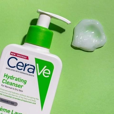 Sữa Rửa Mặt CeraVe Hydrating Facial Cleanser Màu Xanh Lá 236ml