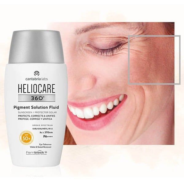 Sữa Chống Nắng Heliocare 360 Pigment Solution Fluid SPF50 dành cho da thường , da khô ngừa tăng sắc tố