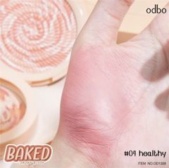 phấn bắt sáng Odbo baked snowy blush#04