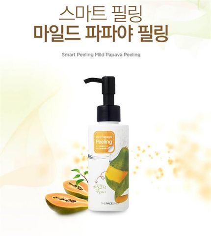 Gel tẩy da chết đu đủ SMART PEELING Mild Papaya The Face Shop (150ml)