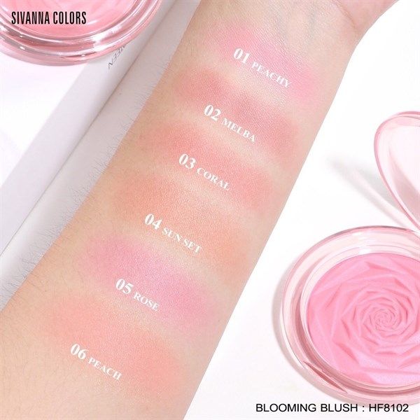 PHẤN MÁ SIVANNA COLORS BLOOMING BLUSH