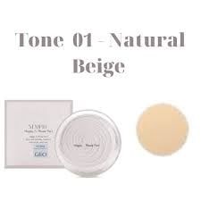 Phấn phủ nén Geo trắng Sempre Happy & Please Pact 22g #01