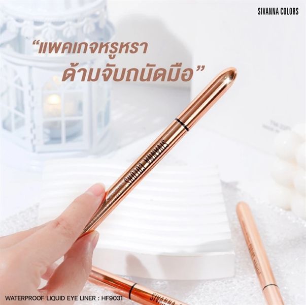 Bút Kẻ mắt Sivanna Colors Waterproof Liquid Eyeliner siêu mảnh