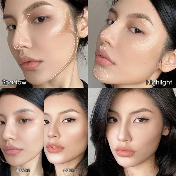 Phấn Tạo Khối 3 Ô City Color Contour Effects Palette