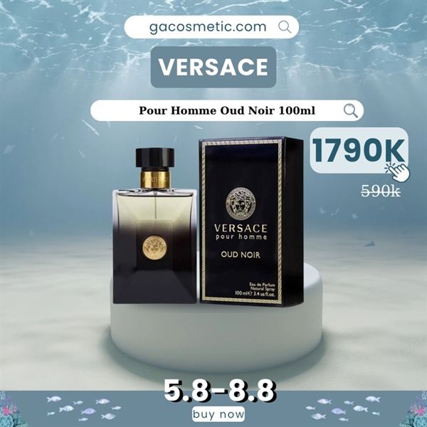 Nước Hoa Nam Versace Pour Homme Oud Noir 100ml
