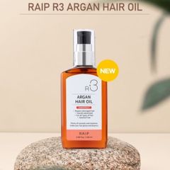 Tinh Dầu Dưỡng Tóc Bóng Mượt Raip R3 Argan Hair Oil 100ml #grapgrapefruit