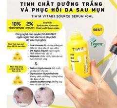 Serum dưỡng trắng phục hồi da Tiam Vita B3 Source