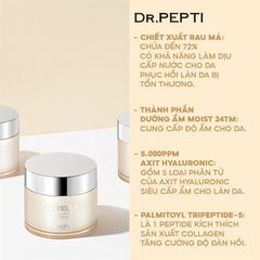 Kem Dưỡng Dr.Pepti Chiết Xuất Rau Má Dưỡng Ẩm Và Dịu Da 70ml